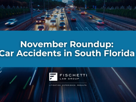 november car accidents in south florida. cars driving on highway